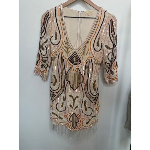 Maya Sequin Mini Dress - Picture 1 of 8